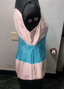 Color Block Sleeveless Dress