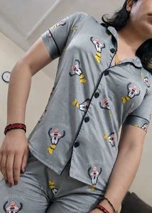 Cute Mickey Mouse Pajama Set