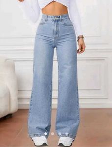 Urbanic Light Wash Straight Leg Jeans