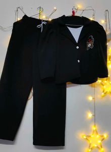 Chic Black Co-ord Set