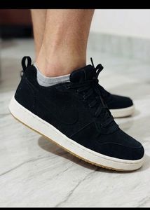 Nike Black Suede Sneakers