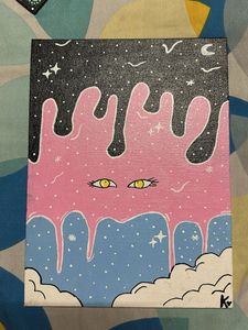 Abstract Eye Painting