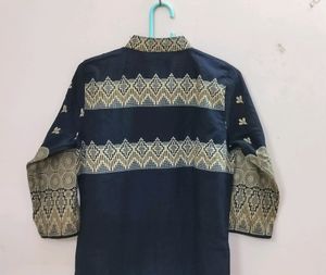 Black Cotton Kurti