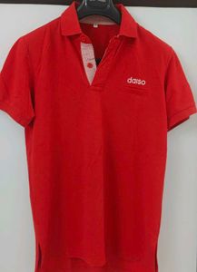 Men's Red Daiso Polo T-Shirt