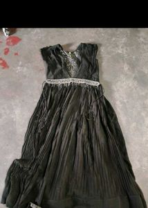 Elegant Black Embellished Gown