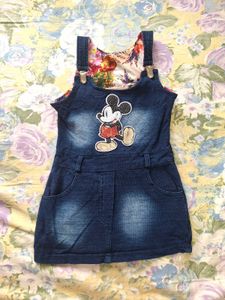 Mickey Mouse Denim Dress