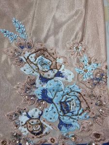 Embroidered Half Fancy Shining Satin &amp; other is Ne