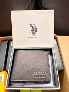 US Polo Assn. Leather Bi-Fold Wallet