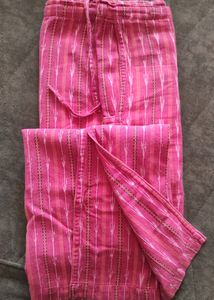 Ethnic Pure Cotton Skirt With Pockets And Slits