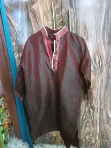 Maroon Ethnic Kurta