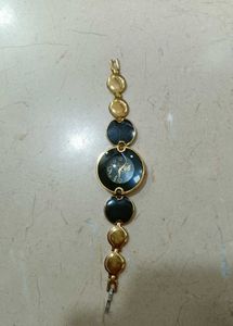 Elegant Gold &amp; Black Women's Watch