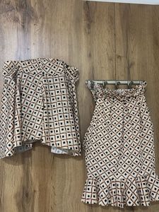 Geometric Print swim Set