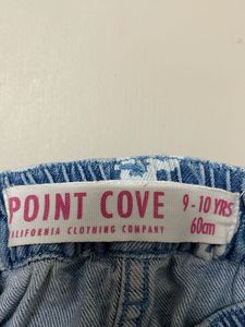 Heart Print Denim Jeans