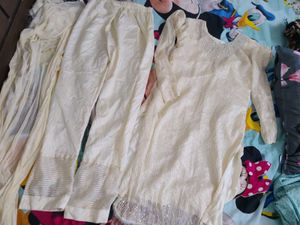 Elegant Cream Kurta Set