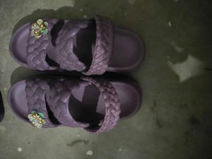 Cute Purple Flower Sandals