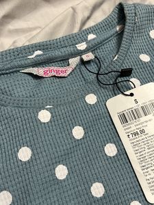 New Cute Polka Dots Fitted Top🌀