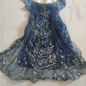 Blue Elsa Inspired Dress