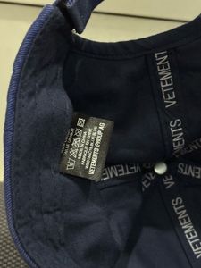 vetements Navy Cap