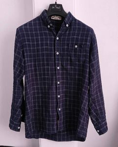 Men's Blue Checked Casual Shirt