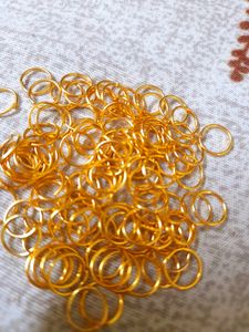 100 Pcs Golden Open Jumprings