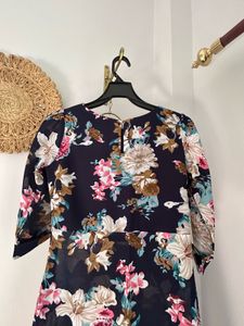 Floral Print Midi Dress