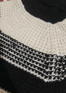 knitted woolen Turtleneck Dress