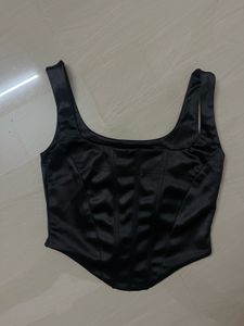 Satin Corset Top