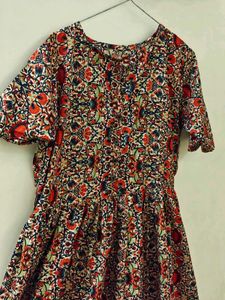 Boho Floral Print dres
