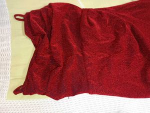 Sparkling Red Ethnic Gown