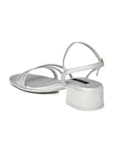 STUNNING &amp; NEW: Aurelia Silver Block Heels