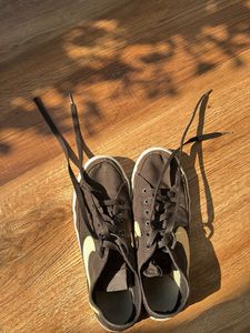 Nike Brown &amp; Gold Casual Sneakers