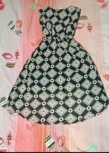 Patterned Mini Dress
