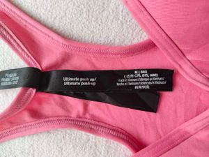 Pink Athletic Crop Top