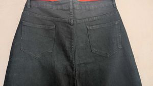 KOTTY BLACK WIDE LEG JEANS