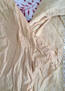 Elegant Beige Kurta Set with Dupatta