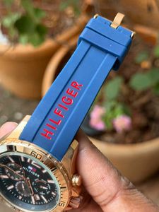 Tommy Hilfiger Blue Silicone Watch