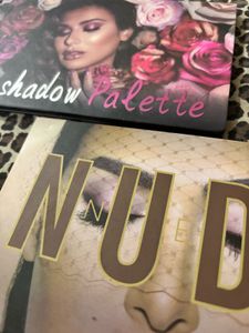 Combo of 2, Nude &amp; Rose Eyeshadow Palette