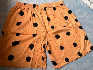 Orange Polka Dot Boxer Shorts