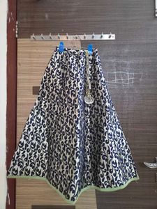 Patterned Ethnic Skirt