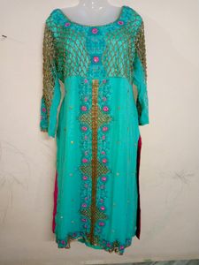 So Beautiful 3 Kurta 3set Not Use Las Ony Real Jari Heavy Work Boutique Designer Dress ✅ One Surprise Gift 🎁 Free in Every Order 😍✅