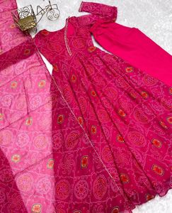 8 Mtr Fully Flair Anarkali Gown
