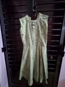 Olive green dress with jacket