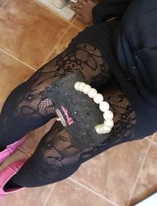 Lace Floral Pattern Tights