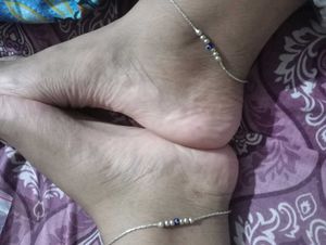 evil eye 🧿 Silver Anklet