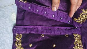 A Purple Readymade Blouse