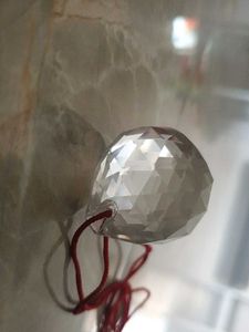 Crystal Faceted Ball Pendant