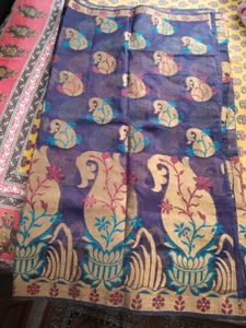 ✨ Gorgeous Chanderi Silk Gold work Saree and Blous