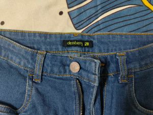 Denim Frayed Shorts
