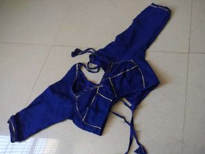 Royal Blue Embroidered rajputi Lehenga Ch