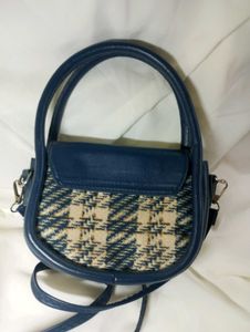 Chic Navy Blue Mini Handbag
